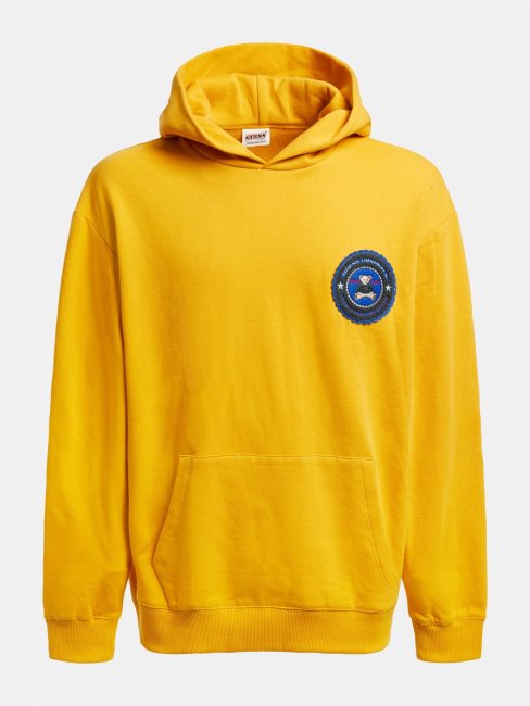 Sweat à Capuche Jaune Deviner