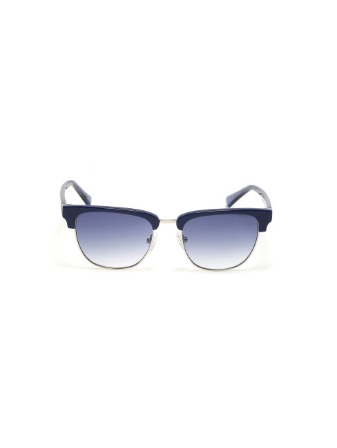 Lunettes De Soleil Browline Bleu Guess