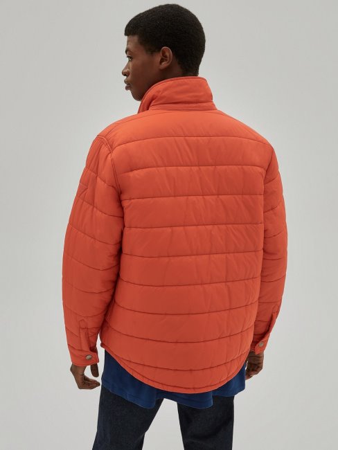 Veste Matelassée Poches Devant Orange Guess