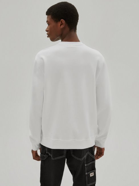 Tendance Sweat Blanc Avec Logo Sur Le Devant Nouvelle Tendance