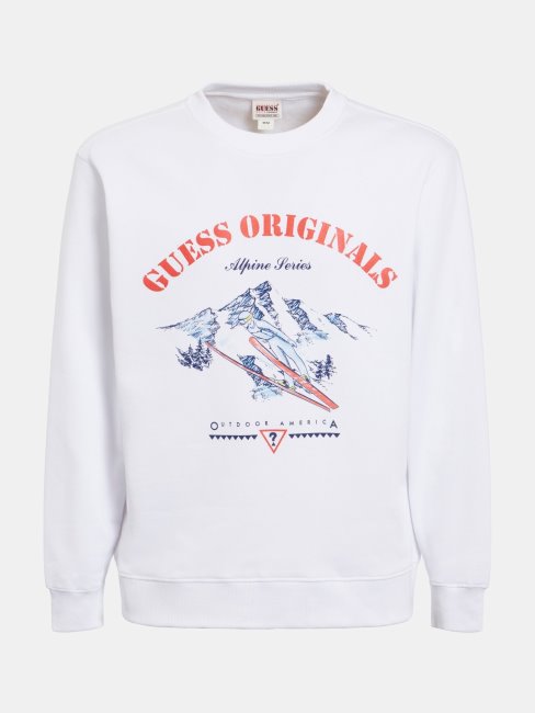 Tendance Sweat Blanc Avec Logo Sur Le Devant Nouvelle Tendance