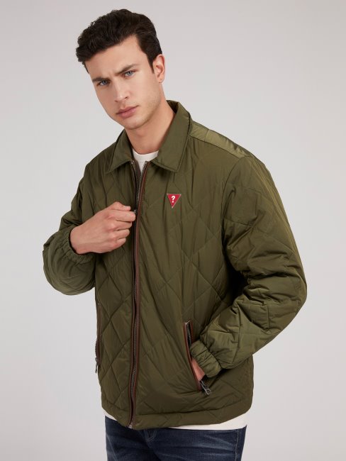 Veste Matelassée Verte Guess