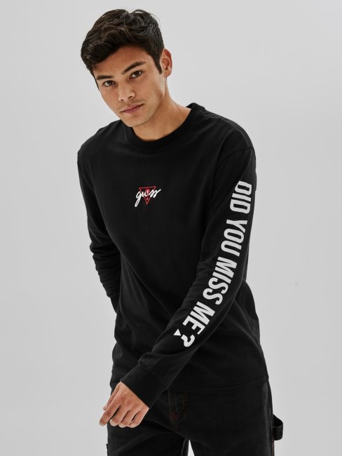 Guess Sweat à Imprimé Noir