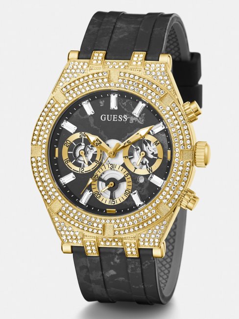 Montre Multifonction Cristal Guess Blanche