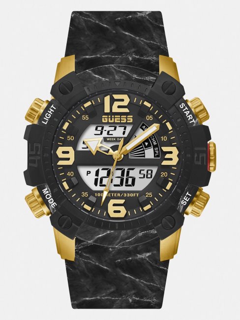 Montre Numérique Guess En Silicone Blanc