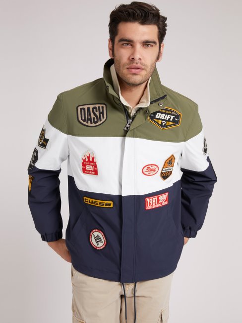 Patch Veste Guess Bleu