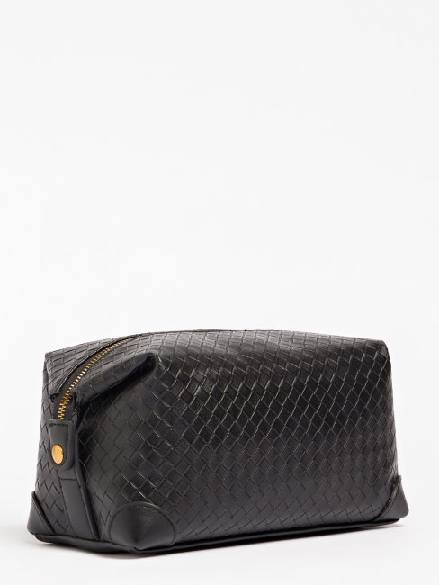 Trousse De Toilette Tressée Noire Devine Soirée