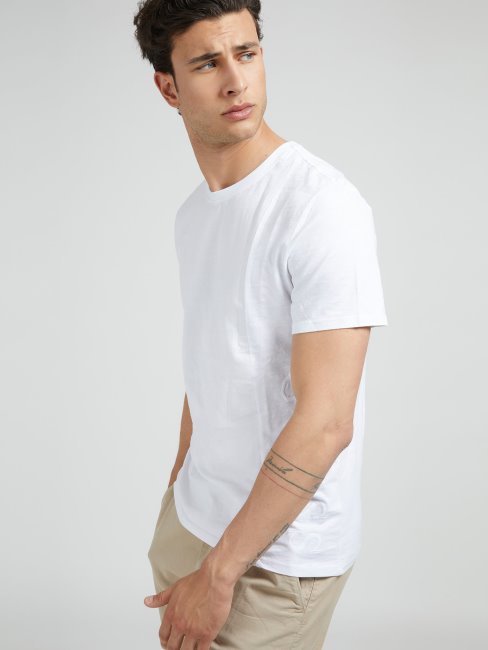 Tee Shirt Guess Logo Blanc