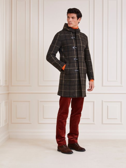 Manteau Montgomery Tartan Marciano Multi Marron