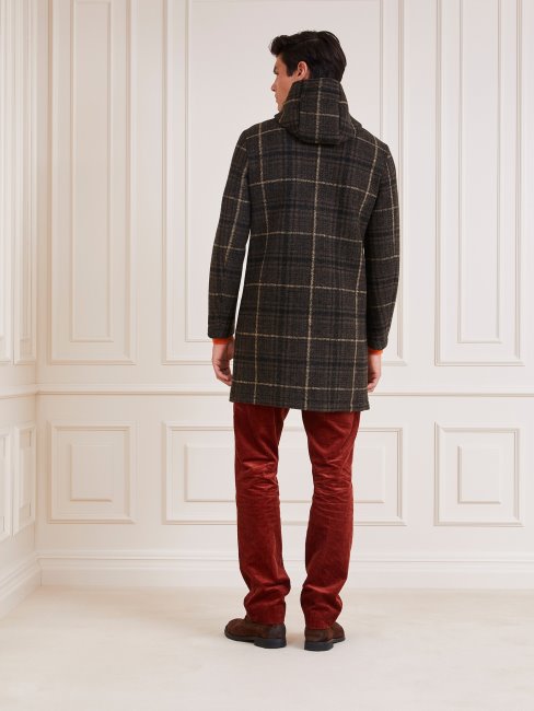 Manteau Montgomery Tartan Marciano Multi Marron