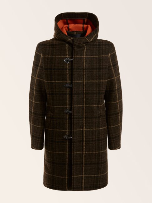 Manteau Montgomery Tartan Marciano Multi Marron