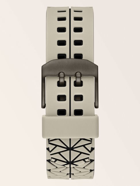 Montre Numérique Guess Blanc