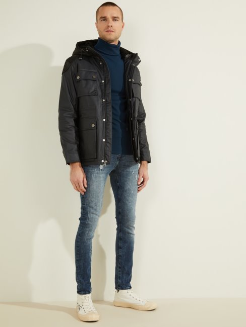 Veste Bleu Multipoches Guess