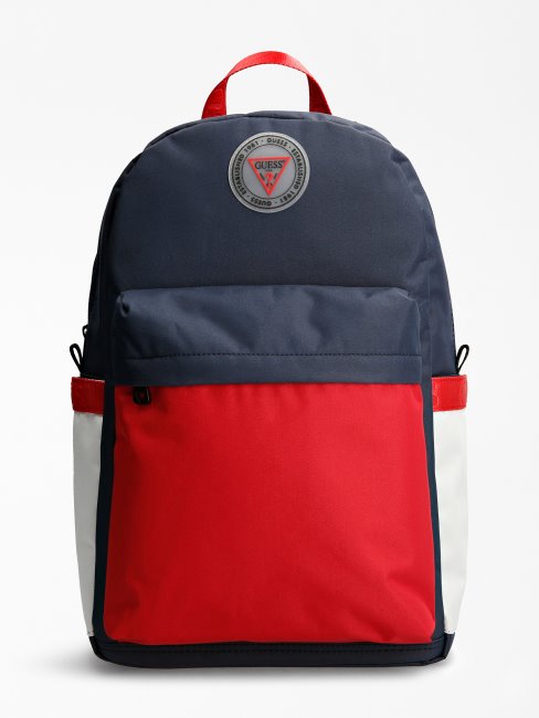 Sac à Dos Bleu Color Block Guess Multi Elvis