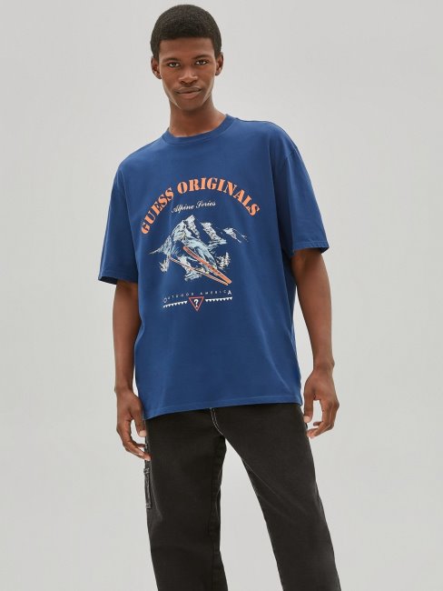 T-shirt à Logo Sur Le Devant G7m9 Guess