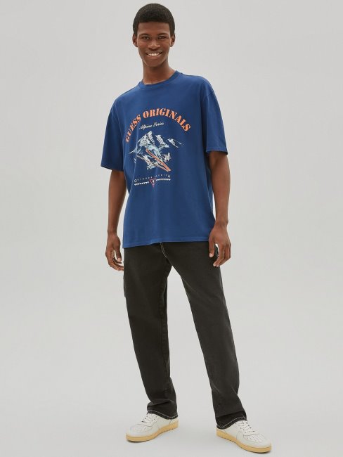 T-shirt à Logo Sur Le Devant G7m9 Guess