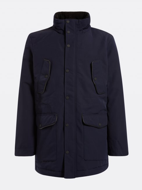 Doudoune Matelassée à Capuche Guess Bleu