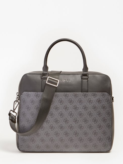 Guess Cartable Noir Avec Logo Vezzola 4g
