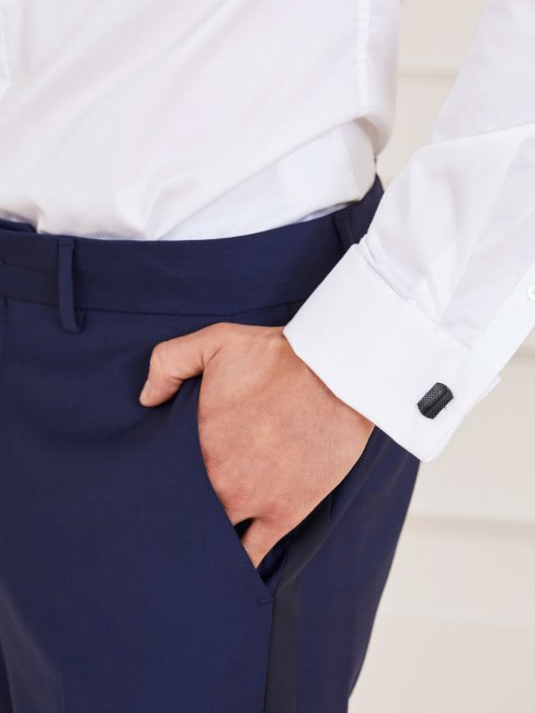 Chemise En Coton Stretch Marciano Guess Blanc