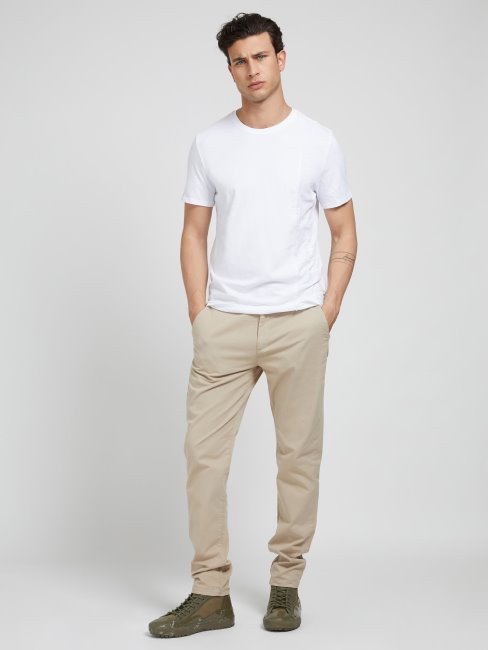 Pantalon Beige Regular Fit Guess
