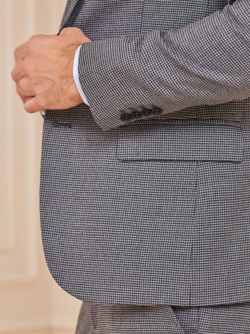 Blazer En Laine Mélangée Marciano Guess Noir