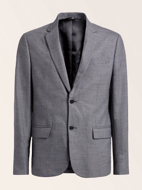 Blazer En Laine Mélangée Marciano Guess Noir