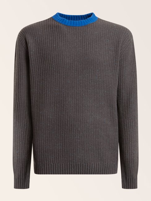 Pull Guess Gris En Mélange De Laine Marciano Multi