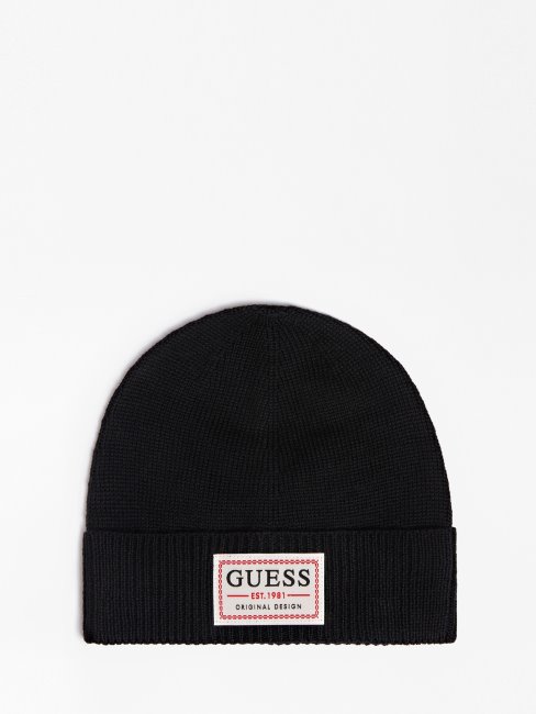 Guess Chapeau Avec Logo Sur Le Devant Noir