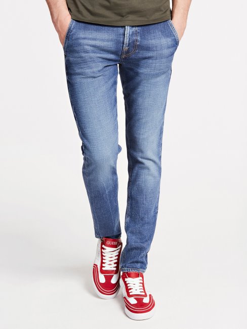 Guess Skinny Trend Fit Denim Pantalon Bleu Nouveau