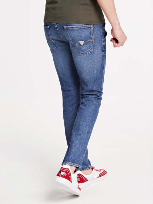 Guess Skinny Trend Fit Denim Pantalon Bleu Nouveau