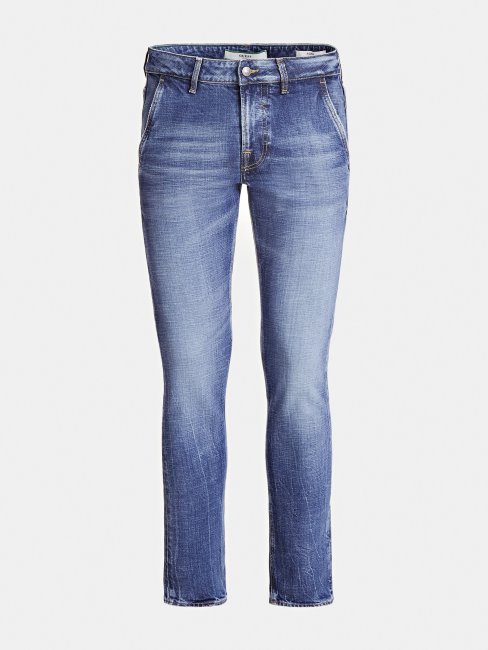 Guess Skinny Trend Fit Denim Pantalon Bleu Nouveau