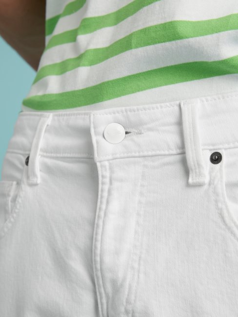 Pantalon En Jean Slim Blanc Guess