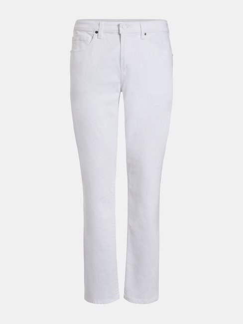 Pantalon En Jean Slim Blanc Guess