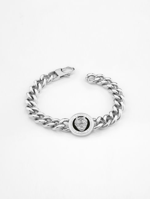 Bracelet Noir Guess Roi Lion