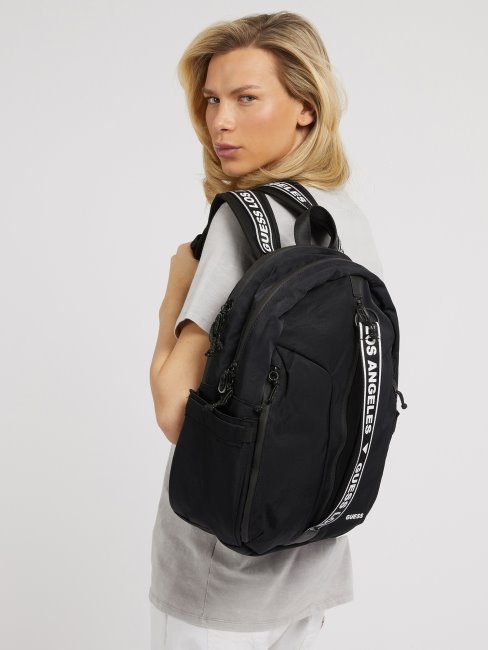 Sac à Dos Certosa Tech Avec Lettrage Logo Noir Guess