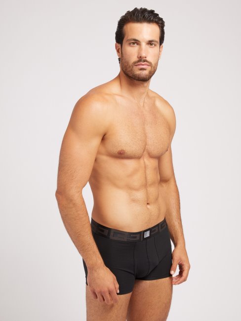 Guess Green Pack 3 Boxers Avec Logo