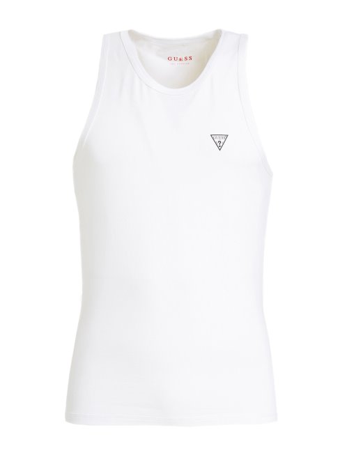 Guess Logo Triangle Débardeur Blanc
