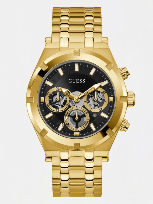 Montre Acier Multifonction Guess Blanc
