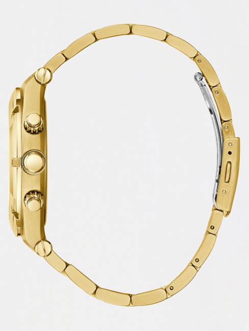 Montre Acier Multifonction Guess Blanc