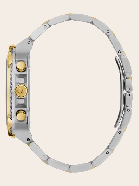 Montre Chronographe Gc Acier Argent Guess