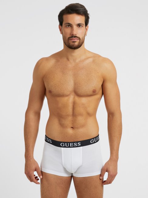 Guess Pack 3 Boxers Avec Logo Vert Multi