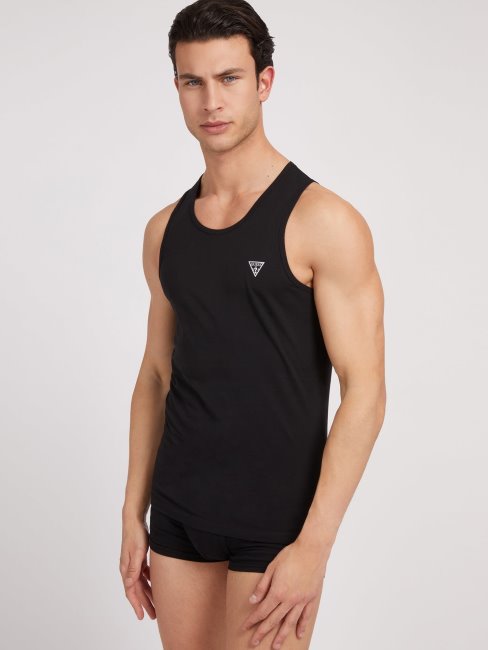 Débardeur Triangle Logo Noir Guess