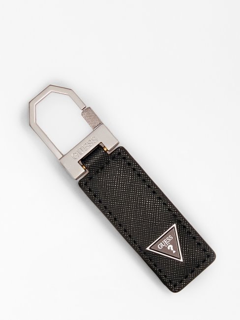 Porte-clés Certosa Saffiano Guess Noir