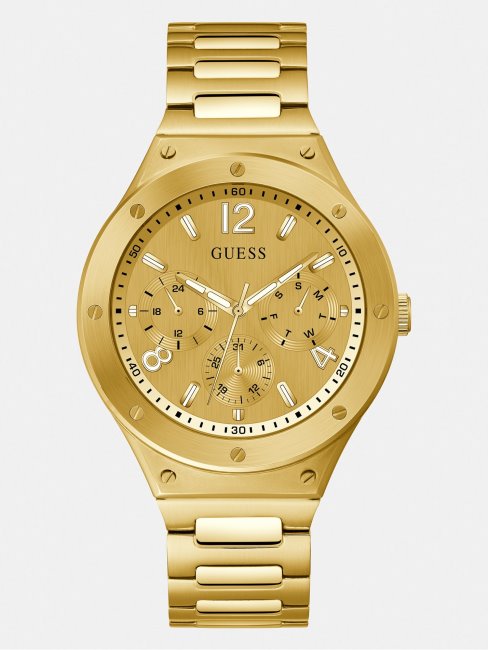 Montre Multifonctions Guess En Acier Inoxydable Blanc