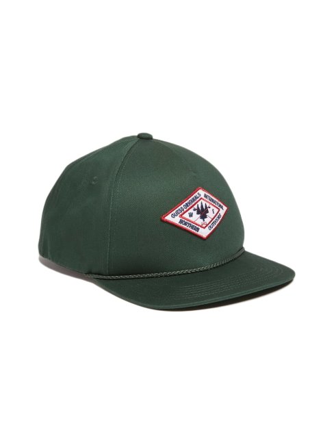 Casquette De Baseball Verte Patch Devant Guess