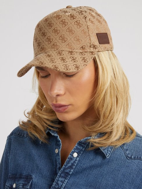 Casquette Beige Logo Guess Strave 4g