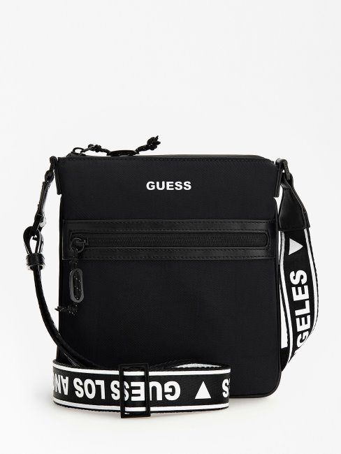 Sac à Bandoulière Certosa Tech Logo Noir Guess