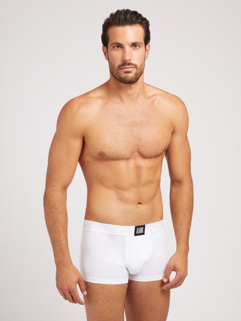 Guess Pack 3 Boxers Avec Logo Bleu