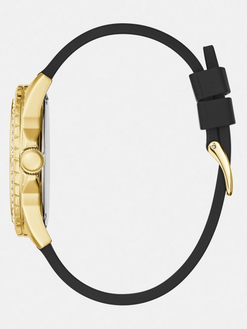 Montre En Cristal Avec Fonction Date Guess Blanc