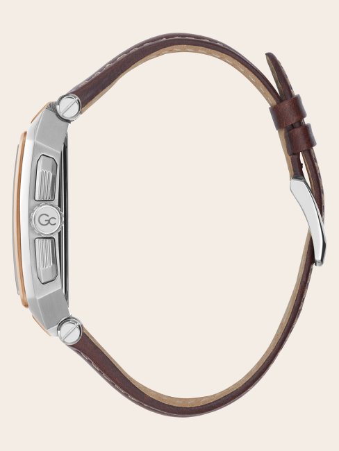 Montre Chronographe à Quartz Guess Gc Marron